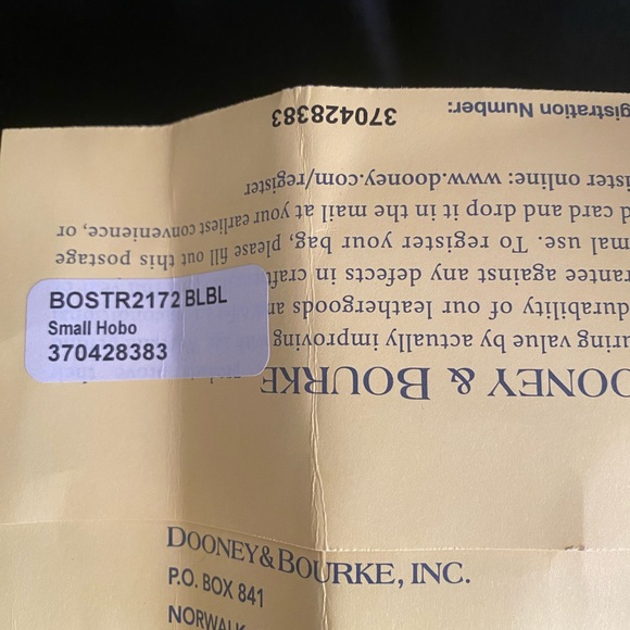 Dooney and Bourke hobo brand new never used - Picture 5 of 6